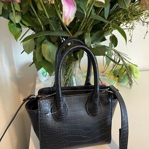 black mini bag